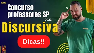 Prova Discursiva - Concurso de Professores do Estado de São Paulo