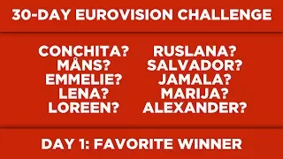 Day 1 - Favorite Winner (30-Day Eurovision Challenge)