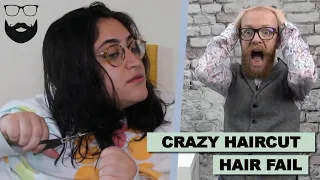 CRAZY HAIRCUT FAIL -Hair Buddha reaction video #hair #beauty