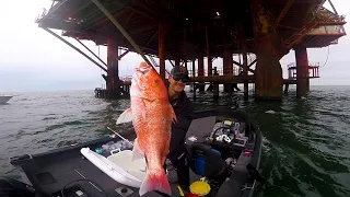 Fishing Louisiana Oil Rigs