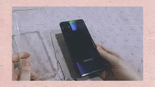 🌌 ａｅｓｔｈｅｔｉｃ unboxing galaxy a71 ＆ cute cases  🌌