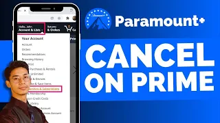 How To Cancel Paramount Plus On Prime Video !