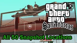 GTA San Andreas - All 50 Snapshot Locations