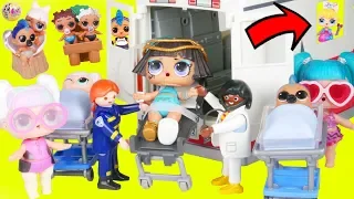 LOL Surprise Dolls Lil Pharaoh Babe in Playmobil Ambulance
