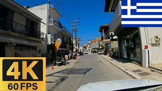 🚗 Driving in THASSOS | LIMENAS to SKALA RACHONÍOU | GREECE #4k60fps