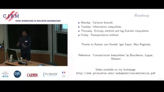 Sudeep Kamath : Concentration of Measure - 1