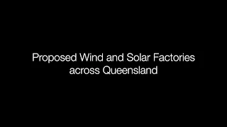 Proposed renewable energy projects across Queensland.