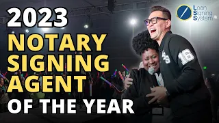 Who is 2023 Notary Public Loan Signing Agent of the Year!? | Loan Signing System Conference