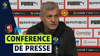 Conférence de presse STADE RENNAIS FC - OLYMPIQUE DE MARSEILLE (2-0) / 2021-2022