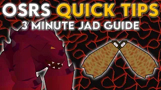 3 Minute Jad Guide - OSRS Quick Tips in 3 Minutes or Less