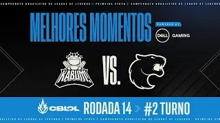 CBLOL 2021: 1ª Etapa - Fase de Pontos | Melhores Momentos (KBM) x (FUR) (2º Turno) - by Dell Gaming