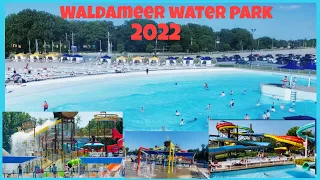 View of the whole water park at Waldameer | Waldameer water world Erie