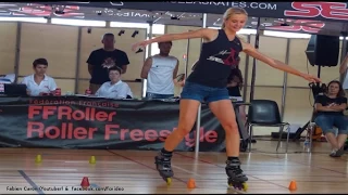 The Best talent in the World 2016 Powerslide Roller Freestyle Slalom Incredible discipline Skates