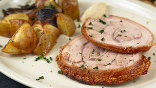 Roasted PORK SHOULDER with Vegetables | Our SECRET for a perfectly cooked meat