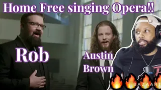 FIRST TIME HEARING | AUSTIN BROWN & ROB - " NESSUM DORMA " | HOME FREE OPERA REACTION