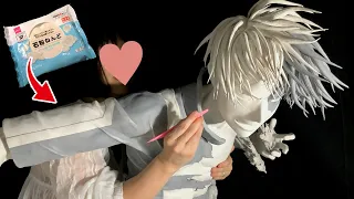 轟焦凍【等身大】100均石粉粘土でフィギュア作ってみた 【ヒロアカ】[Life-sized]Shoto Todoroki [MHA] 1$clay sculpture