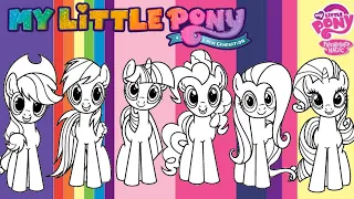 My Little Pony Coloring Pages Compilation Mane 6 Mewarnai Kuda Poni