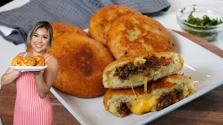 If You have Potatoes then you NEED to Make These PAPAS RELLENAS | Stuffed Potatoes with Ground Beef