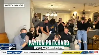 Boston Celtics select Payton Pritchard with the 26th pick in 2020 NBA Draft