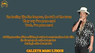 Bruno Mars - Talking to the moon Lyrics traduction en français 🎶🎶🎵🎵✔✅