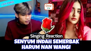 THE REACTION OF ROMANTIC LOVE SONG FROM FRANCE #singingreactions