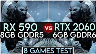 RX 590 vs RTX 2060 - Test In 8 Games - 1080p