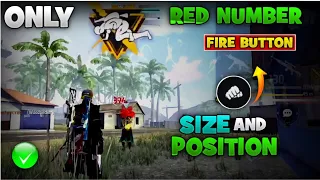 3Gb & 4Gb best fire button size || free fire new fire button size and position | one tap headshot |