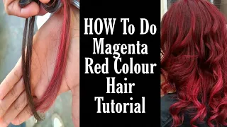 Magenta Red Colour Kaise Karen.How To Do Magenta Red Color full Tutorial.