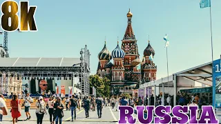 Russia in 8k - ULTRA HD - Beautiful cityscapes by drone