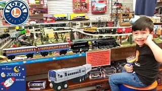 Johny Visits Trainworld Biggest Train Toy Store With Munipals Subway Train Toys & Lionel Train Toys