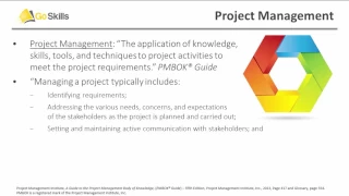 Projects, Programs and Portfolio Management (PMP Certification Training)