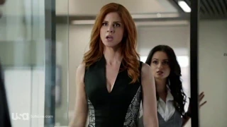 Suits S04E04 - Donna in Mike's office [ENG subtitles]