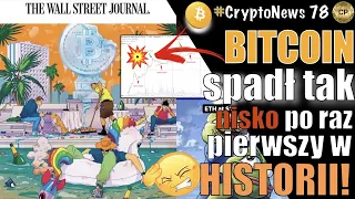 Bitcoin spadł tak nisko po raz pierwszy w historii❗️ Problemy SOLANA 😱 Mam dla WAS 2 NFT & $10 x 97!