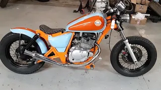 200mph motorcycles suzuki gz125 bobber Gulf rep