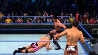 Smackdown vs. Raw 2011 Bragging Rights (WWE Universe) - The Hart Dynasty vs. Chris Jericho & The Miz