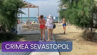 | 4K | Crimea Sevastopol Walk Along The Beach 2021