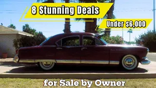 Stunning Deals Under $6,000  for Sale by Owner!Craigslist Classic Car Finds