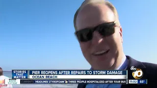 Ocean Beach pier reopens after storm repairs