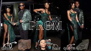 senior PROM gwrm & vlog | I won prom QUEEN, first tattoo, facials, & more!