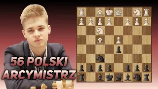 NOWY POLSKI ARCYMISTRZ nr 56! | GM Matthias Bluebaum - IM Szymon Gumularz, szachy 2021