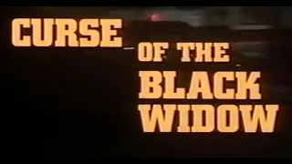 1977 Curse Of The Black Widow Dan Curtis Spooky Movie Dave