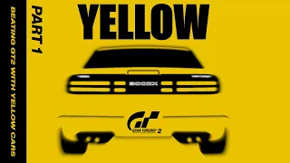 Beating Gran Turismo 2 With Yellow Cars (Part 1)