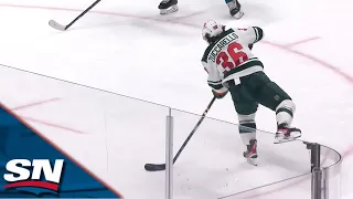 Wild's Matts Zuccarello Gifted Goal After Matt Boldy Pushed Into James Reimer