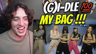 (G)I-DLE - 'MY BAG' (Choreography Practice Video) - REACTION 😳!!!