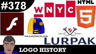 LOGO HISTORY #378 - WNYC, HTML5, Lurpak, Adobe Flash Player & The Plantoon Gelatin
