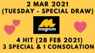 Foddy Nujum Prediction for Magnum - 2 March 2021 (Tuesday)