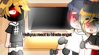Haikyuu react to hinata angst! (All parts!) (Hinata Angst)