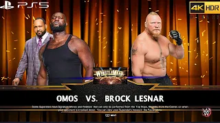 WWE 2K23 (PS5) - OMOS vs BROCK LESNAR | WRESTLEMANIA 39 [4K 60FPS HDR]