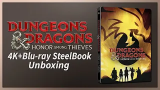 Dungeons & Dragons: Honor Among Thieves 4K+2D Blu-ray SteelBook Unboxing