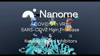 COVID-19 in VR: SARS-CoV-2 Main Protease and Ketone-based Inhibitors